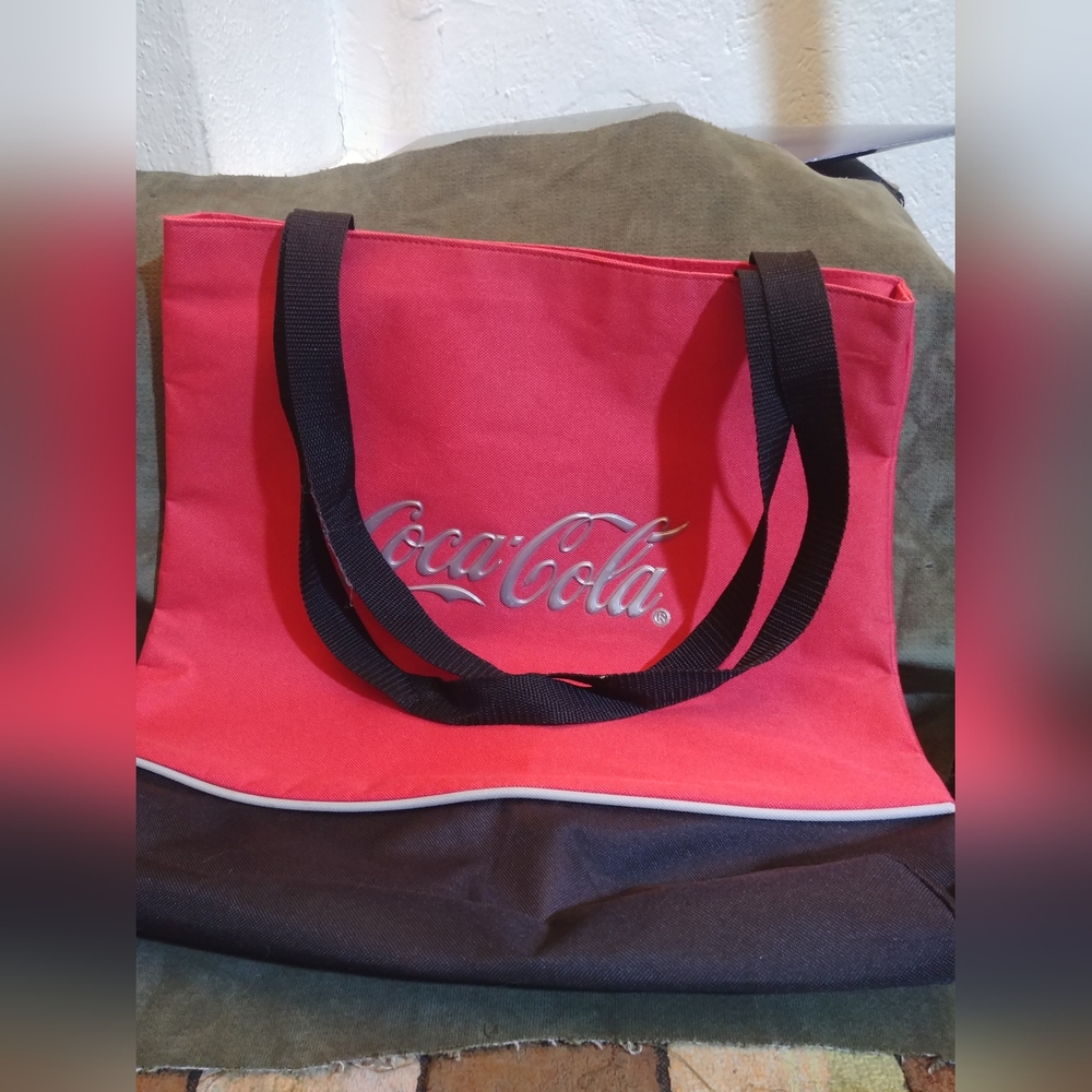 Coca-Cola Red and Black Tote Bag
